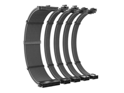 Lurelia Cabo Pcie, Revestimento Entrançado, 24 Pin, 18awg, Cinzento
