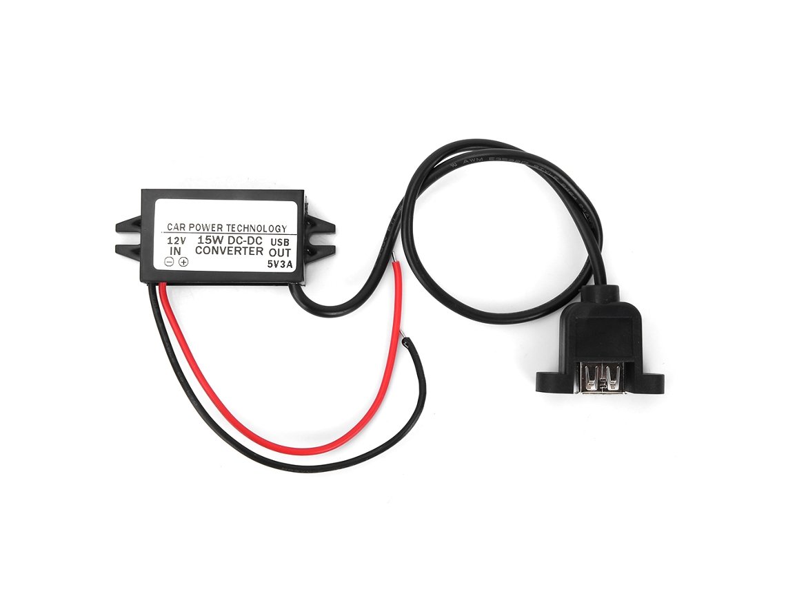 Módulo Regulador de Voltaje DC DC 12V para 5V/3A com USB S/MARCA