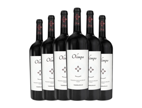 Vinho OLIMPO Olimpo. Tempranillo Syrah Vino de la Tierra de Castilla Crianza (0.75 L - 6 Unidades)