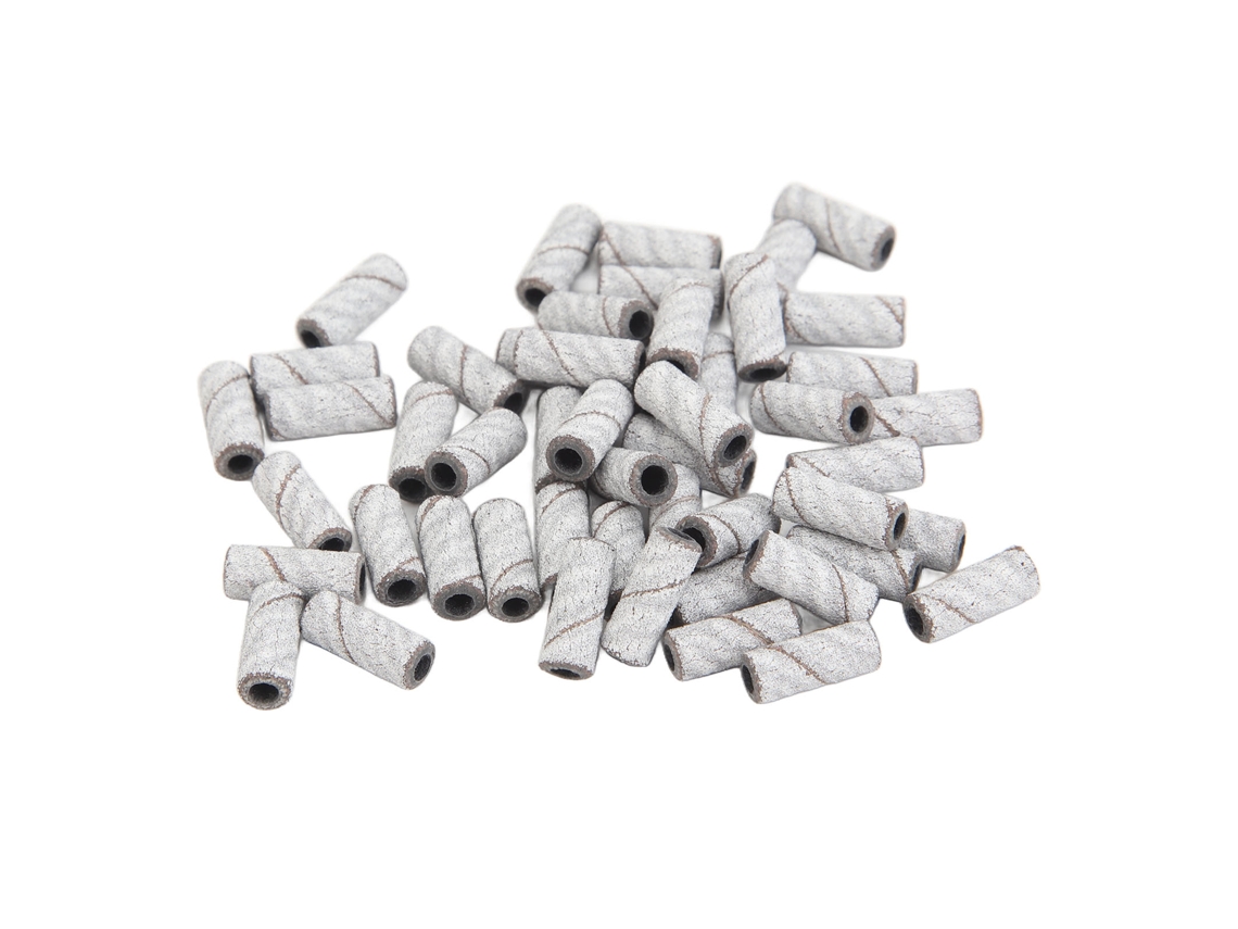 100pcs Lixas Para Unhas 240 Grit Bandas De Polimento Para Broca De Manicure Arte De Unhas