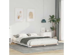 Vidaxl Estrutura da Cama Branco 140 X 200 Cm