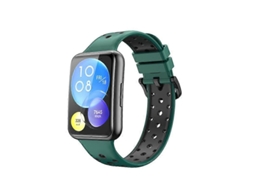 Pulseira De Silicone Bicolor Para Huawei Watch Fit 2