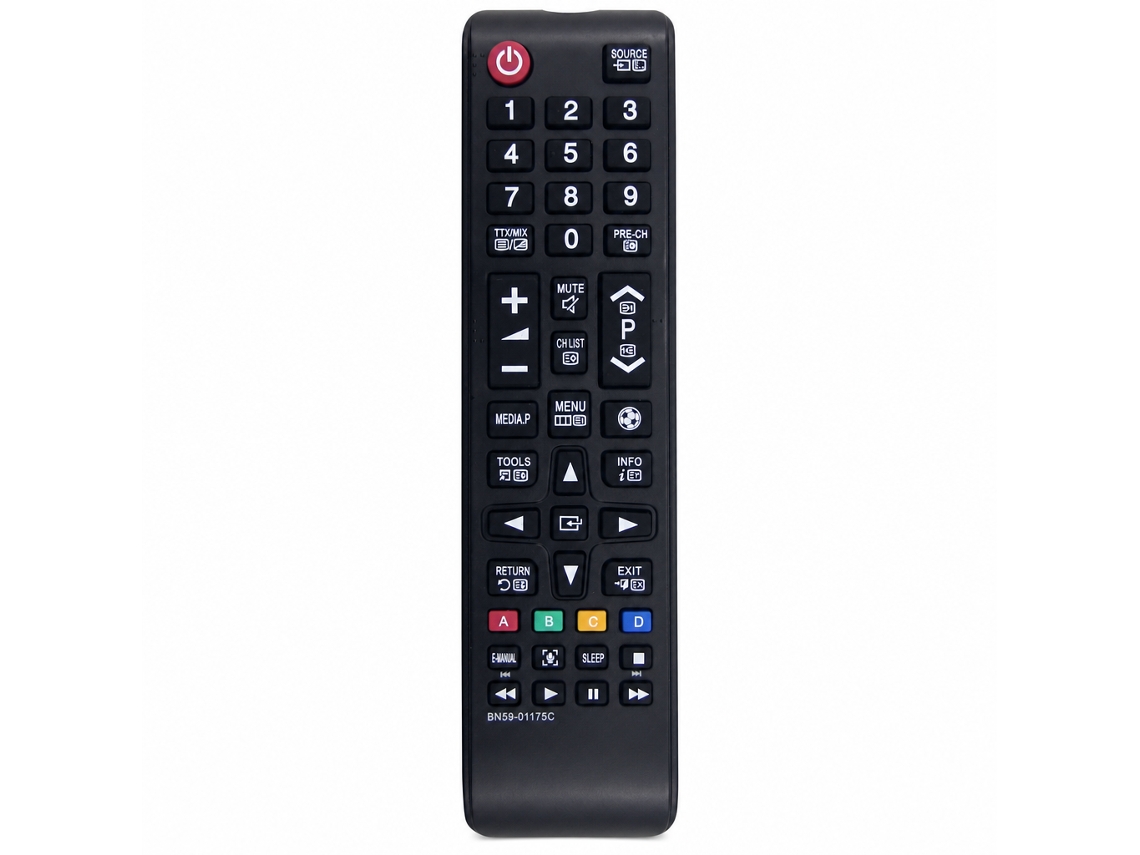 Comando À Distância Para Tv Compatível Com Samsung Bn59-01175c, Sem Configuração
