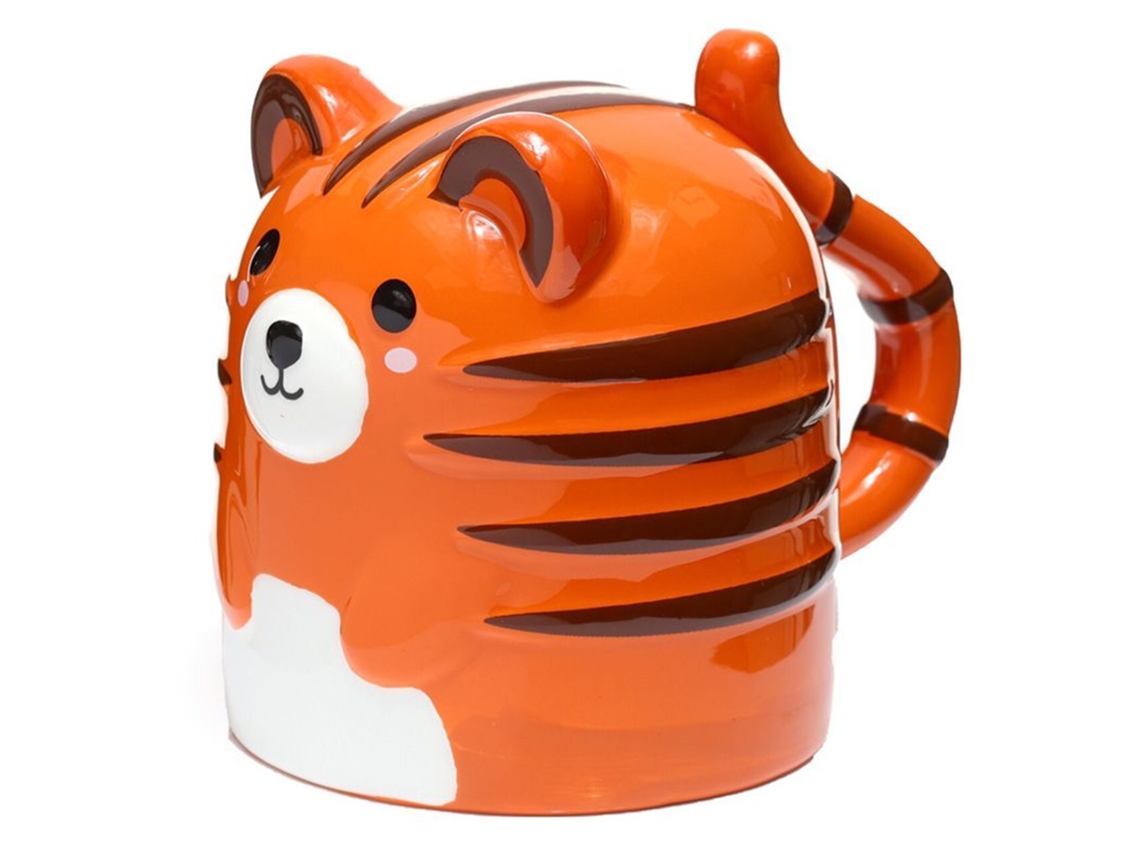 Caneca Adoramals Tigre de Cabeça para Baixo PUCKATOR