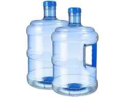 Garrafa De Água Grande 5l Em Pet Azul Com Alça Portátil Para Camping E Atividades Ao Ar Livre Azul