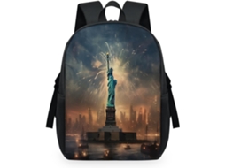 Mochila Tropicallife Usa com Estampa de Paisagem de Nova York para Crianças 32 5 X 15 X 44 9 Cm Tecido de Malh