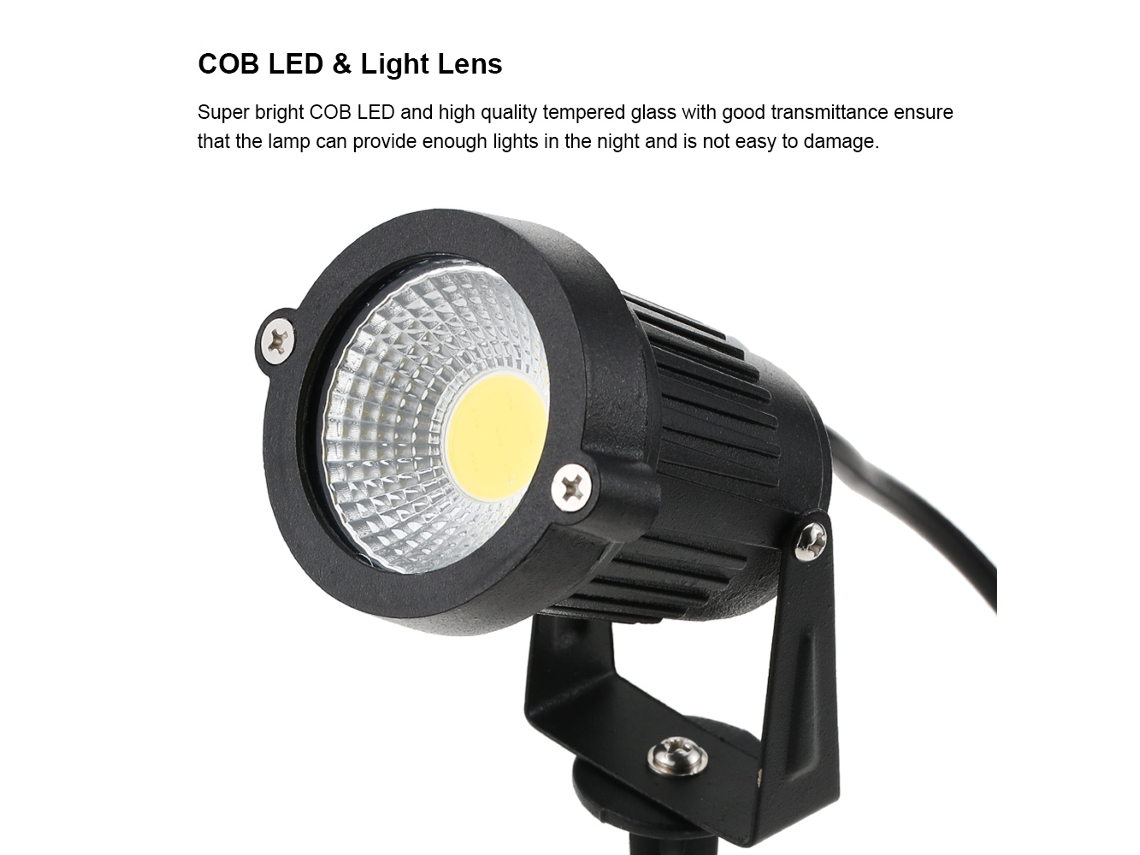 Luzes Solares Jardim Led 18 Chips Ip65 Branco