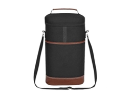 Lurelia Bolsa Térmica Para Vinho 2 Garrafas Gel Congelante 750 Ml Portátil Piquenique