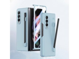 Capa De Celular Em Policarbonato Com Toque Aveludado E Caneta/estojo Para Samsung Galaxy Z Fold3 Com Caneta Integrada.