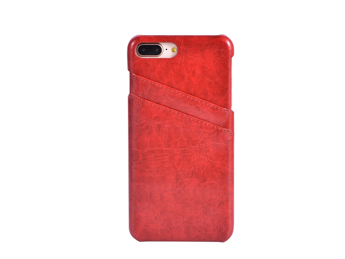 Capa de Couro EOOCOO para Telefone com Proteção para Cartão (cera)