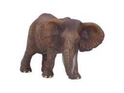 Mali modelo de Elefante Fêmea Realista Pvc Pintado À Mão Boneco Educativo Colecionável 3+