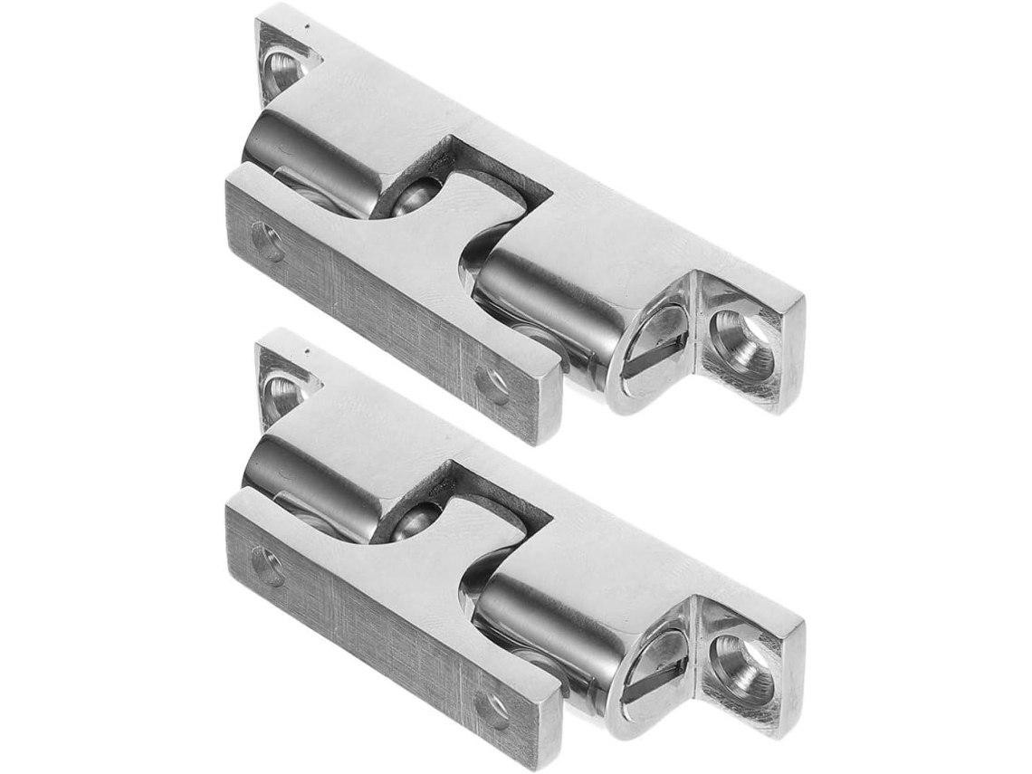 Conjunto De 2 Fechos Aço Inoxidável Cabilock Para Portas Barcos, Com Roletes De Esfera Dupla, Para Armários E Guarda