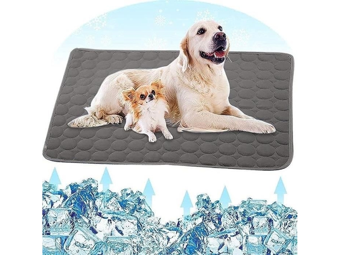 Tapete Refrescante, para Cães, Lavável, 50x60 Cm, Cinza AQUAFORGE