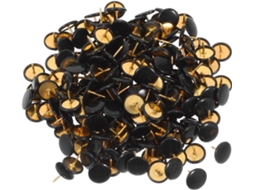 Conjunto De 600 Tachinhas De Metal Marrom Para Stofamento, Com Cabeça Redonda E Plana, Ideal Para Cortiça E Quadros