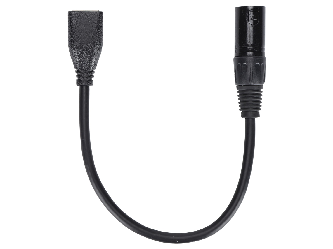Aetheria cabo Adaptador Xlr Macho 5 Pin para Rj45 Fêmea Cobre Sem Oxigênio 0.3m Jd6099
