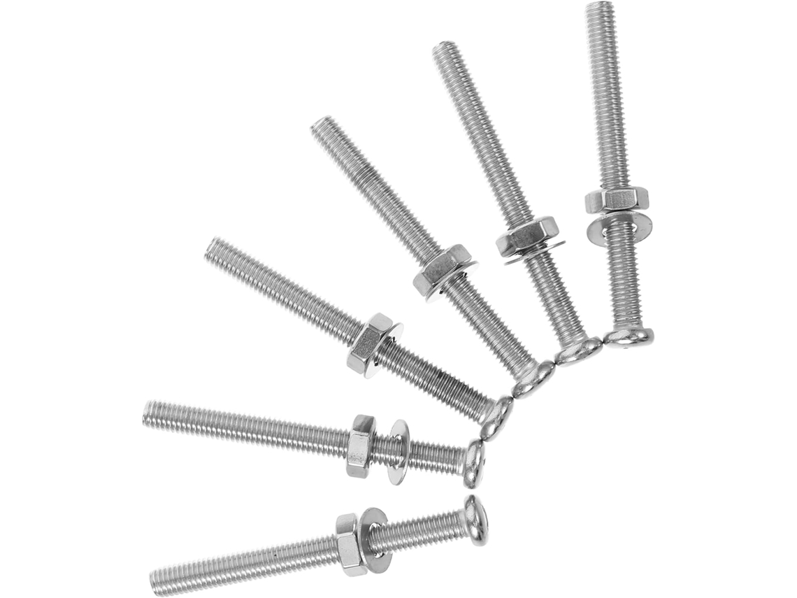Parafusos Inoomp para Escada de Piscina, Montagem Estável, 6 Peças, Aço Inoxidável, para Fixação Segura de Escadas e CHABERLU