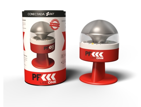 Luz de Emergência PF LED ONE V16 Conectada (Vermelho)