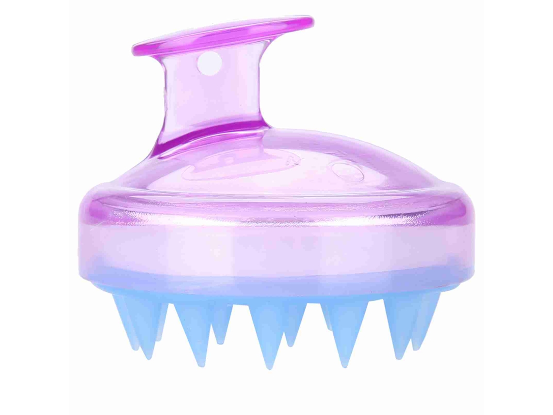 2026 cepillo de Massagem do Couro Cabeludo para Shampoo, Banho e Lavagem de Cabelo de Silicone Roxo