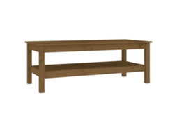 Coffee Table, Coffee Tables Vidaxl Marrom Madeira De Pinho (110 X 50 X 40 Cm)