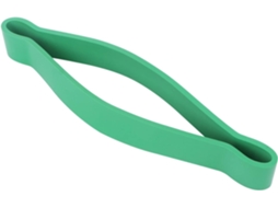 Faixa Elástica De Látex Para Resistência, Ideal Pilates E Fisioterapia, 61x2, 9x0, 45cm, Na Cor Verde