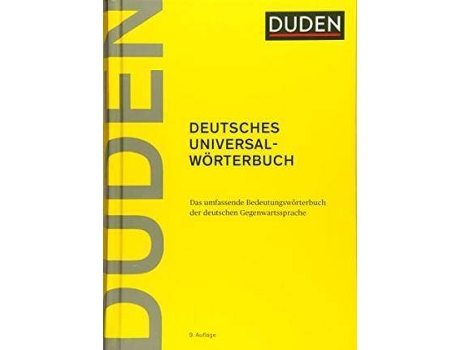 Livro Duden deutsches Universalworterbuch : Duden Deutsches Universalworterbuch 9th de Editado por Dudenredaktion (Alemão)