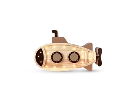 Candeeiro Submarino Castanho Handmade