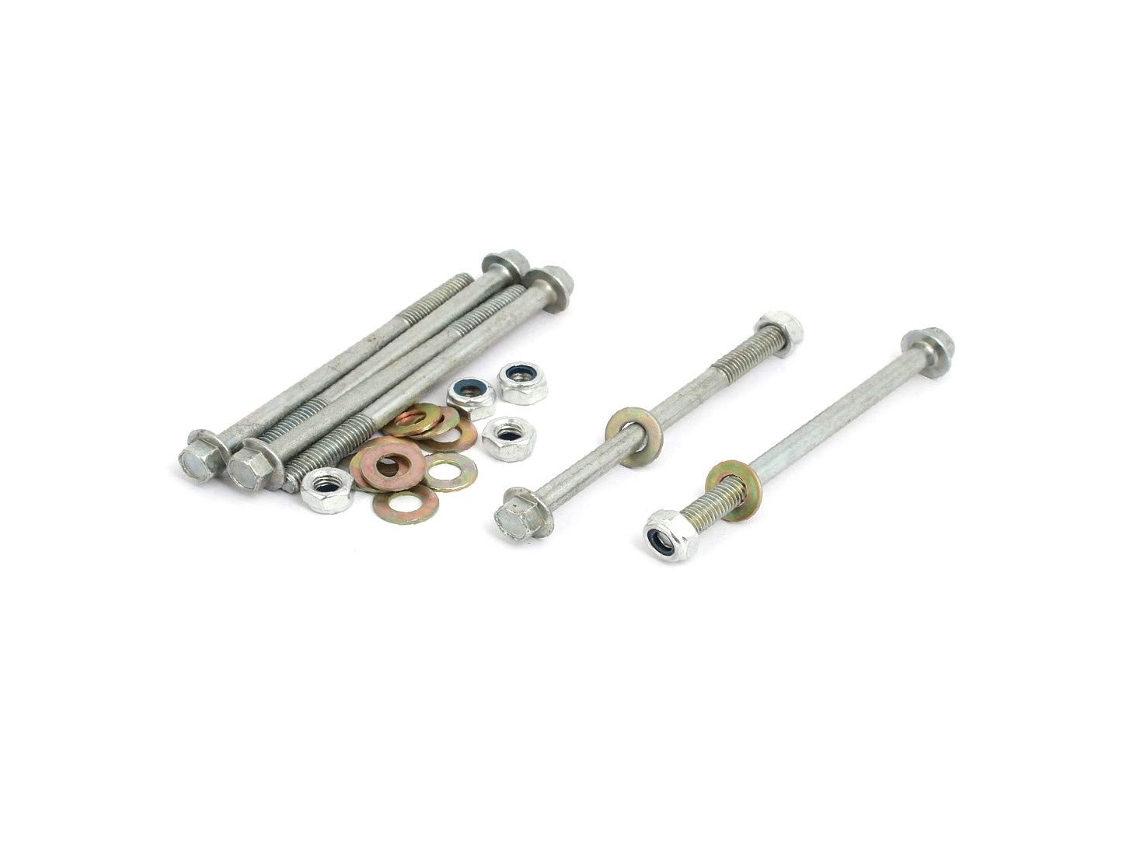 Parafuso De Cabeça Sextavada Metálico M6 Com Rosca, Diâmetro 85 Mm,