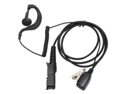 Fone Mali em Forma de G com Cabo PU e Microfone Ptt para Rádios Xpr3500e, Xpr3300, Xpr3000, Xir P6620