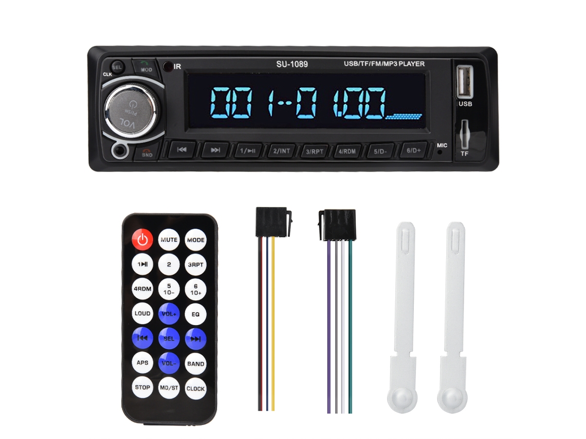 Rádio de Carro Bluetooth com Mp3 e Fm