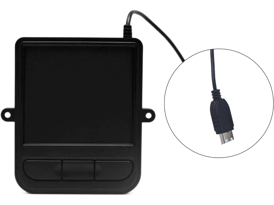 Touchpad Usb Industrial Compacto Com Três Botões E Função De Toque.