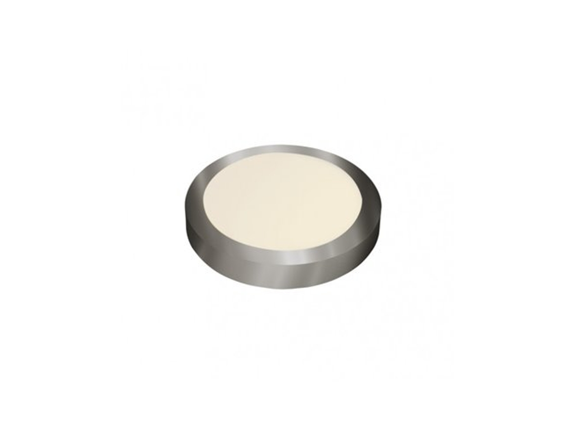 Luminária de Superfície Diabase 18W 4000K Níquel Redondo 1530Lm FABRILAMP