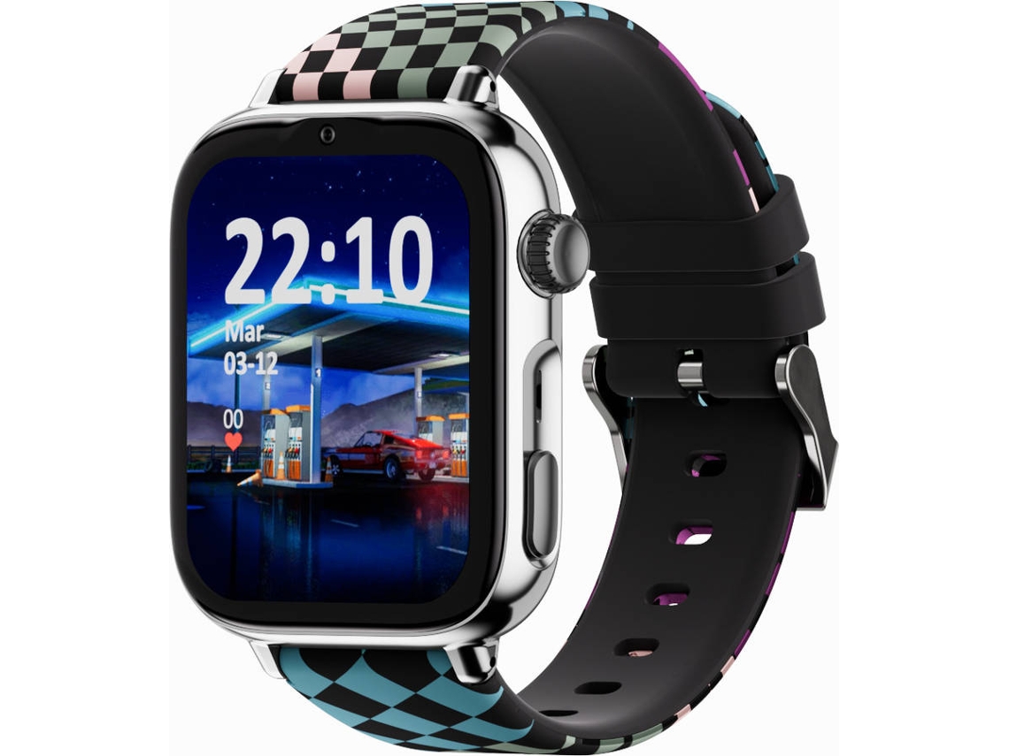 Smartwatch SAVEFAMILY SaveWatch Plus 2 para Crianças (Loop - Prateado/Preto)