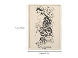 Conjunto De Papel Transferível Para Pele De Prática De Tatuagem + Eoocoo