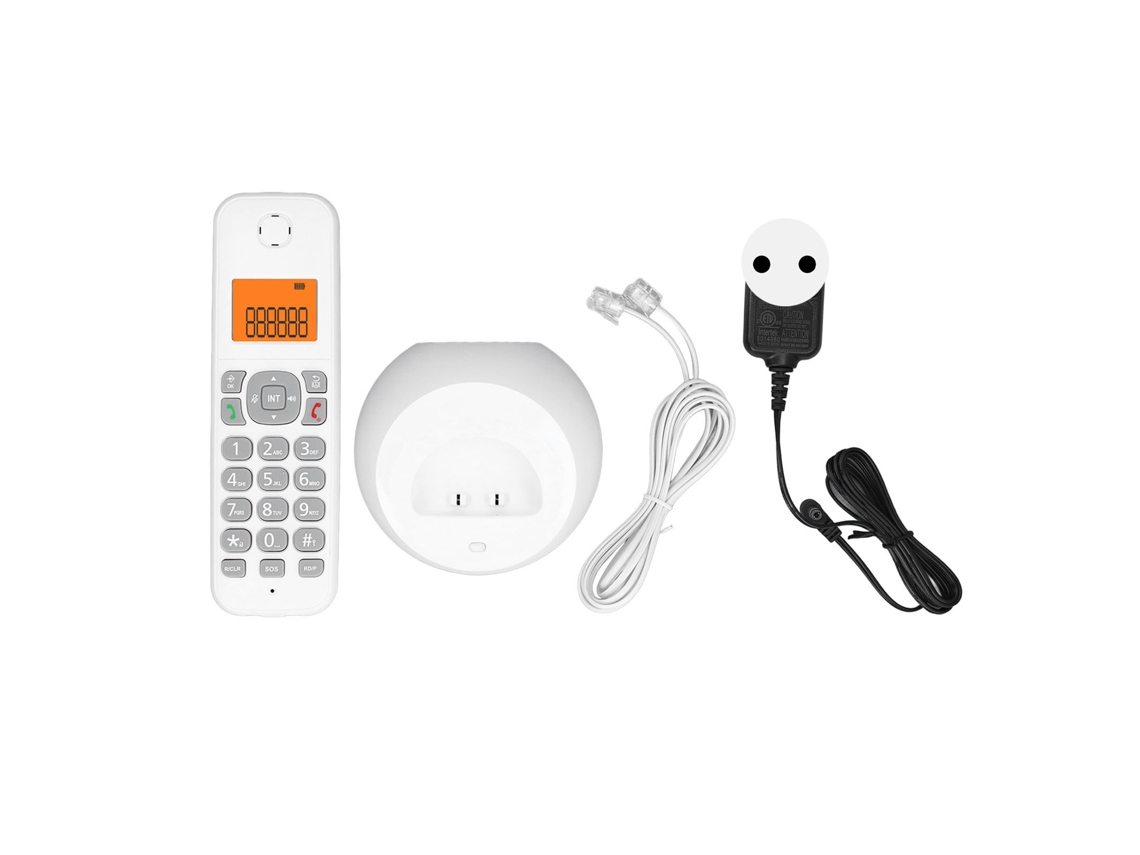 Aetheria telefone Sem Fio Lcd 1.6 Polegadas com Intercomunicação e Transferência de Chamadas Plugue Eu