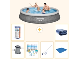 Bestway Piscina Bestway Fast Set Redonda - 396x84 Cm - 7-peças S21455