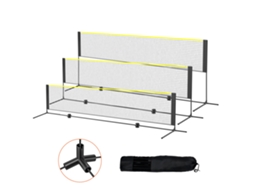 420 Cm Conjunto De Rede De Badminton Succebuy Ténis Voleibol Portátil Ao Ar Livre