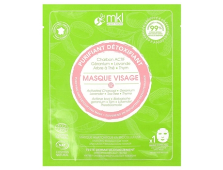 Máscara facial purificante e desintoxicante MKL GREEN NATURE