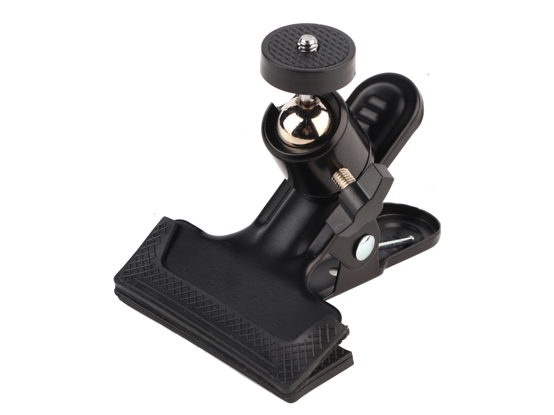 Tripod Camera Clip Holder Mount With 360 Degree Rotate Ball Head 1/4in Screw For Laptop LAXISCREED