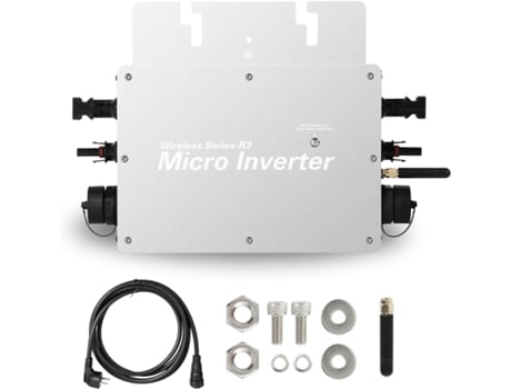Micro Inversor Solar Wvc 600w Inversor De Ligação À Rede Mppt Com Sistema De Monitorização De Telemóvel Wifi Ibeafilly
