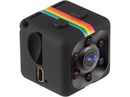 Câmera Bestvite SQ11 HD 1080P com visão noturna e sensor de movimento (preta)