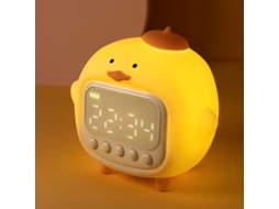Despertador Infantil Com Luz Noturna Em Formato De Patinho Fofo, Despertador Divertido Para Crianas, Despertador E Luz Noturna Pa Aquaforge