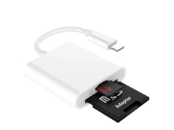 Lurelia Leitor De Cartões Usb Microsd/sd/tf Para Iphone