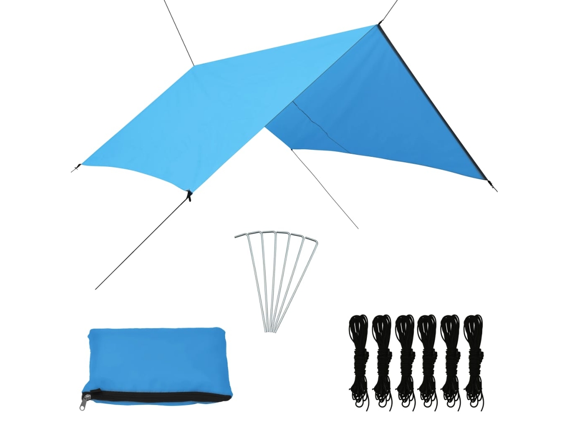 Vidaxl Lona De Exterior 3x2,85 M Azul