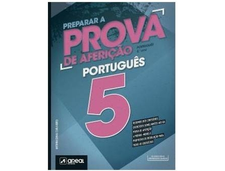 Livro Preparar Prova de Aferição Português 5, 5º Ano