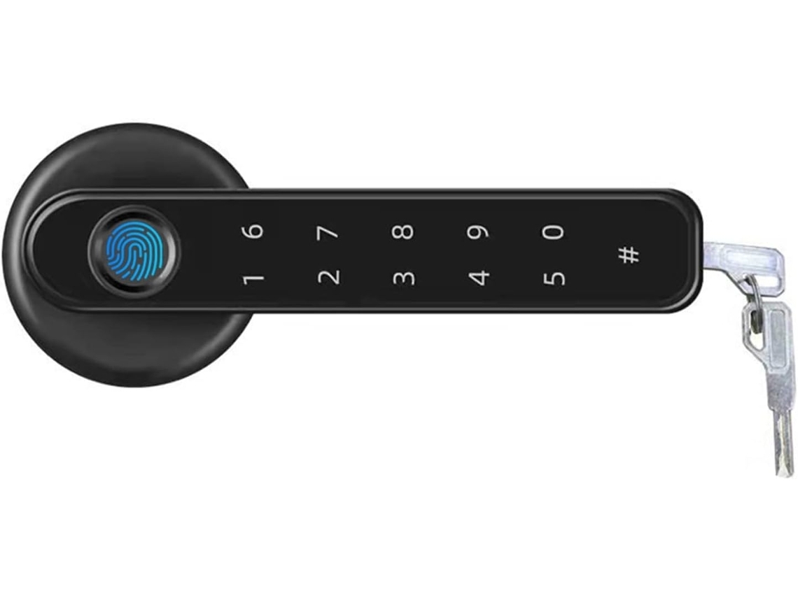 Fechadura Eletrônica Bluetooth Com 2 Chaves Biométricas