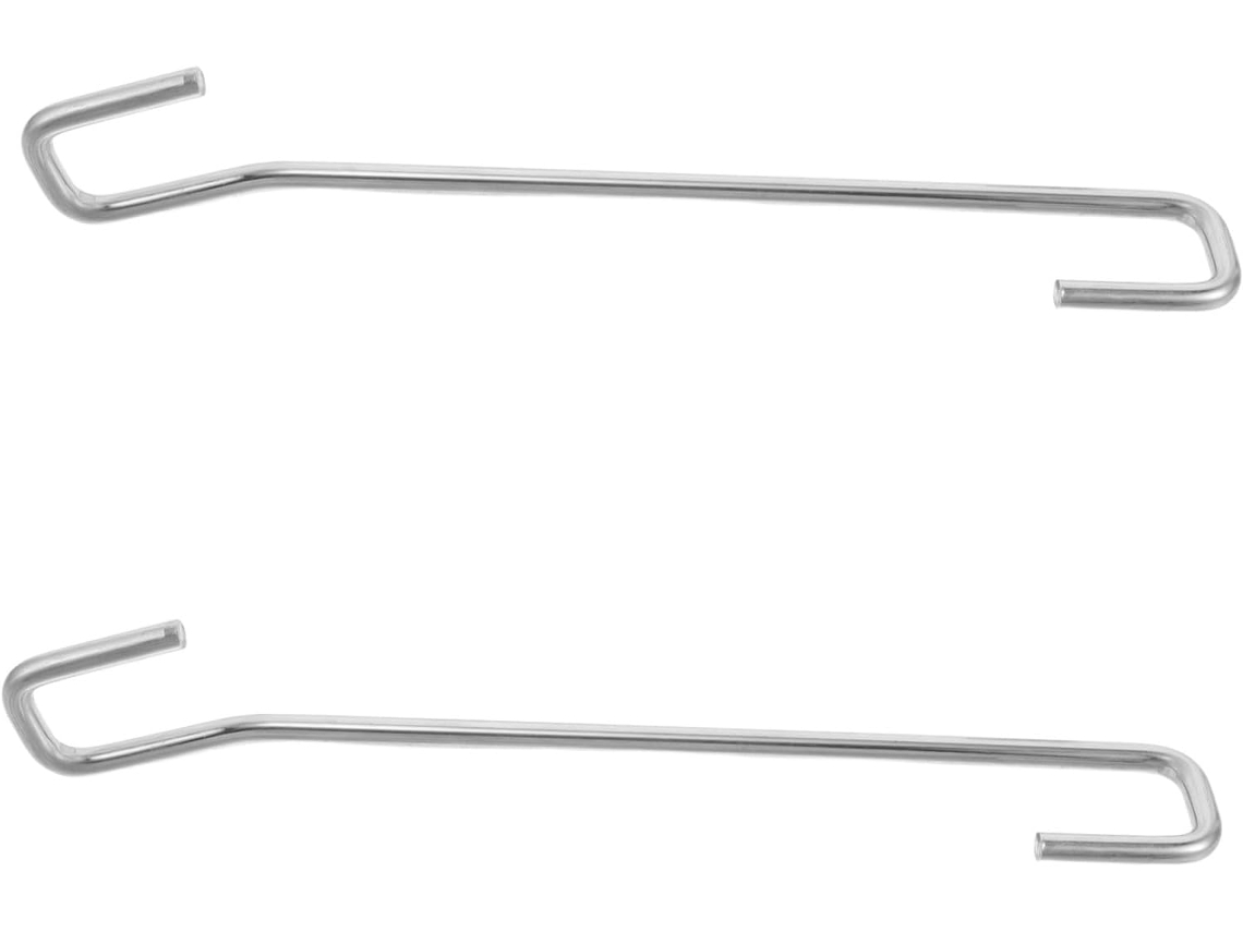 Conjunto De 2 Hastes Estabilizadoras De Aço Inoxidável Reforçado De 18 Cm Para Porta-malas.