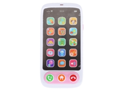 Brinquedo Telefone Celular Infantil Musical Rosa