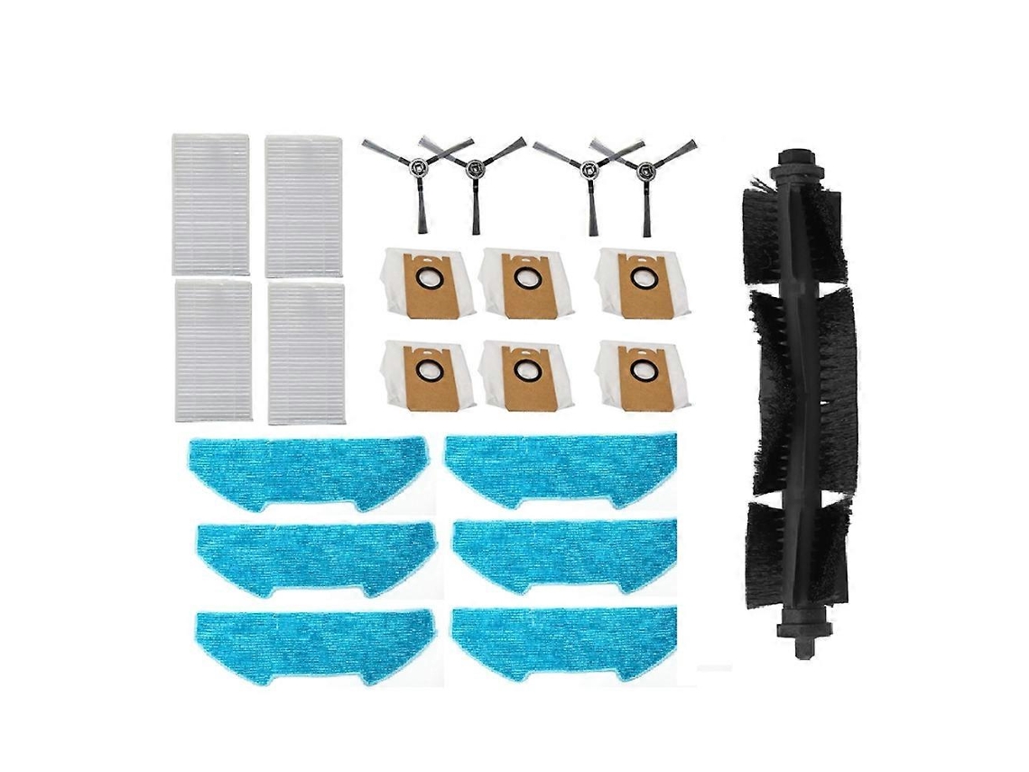 Conjunto De 21 Peças De Acessórios Para Aspirador De Pó Redkey R10: Escova Principal, Escova Lateral, Filtro E Sacos De Pó.
