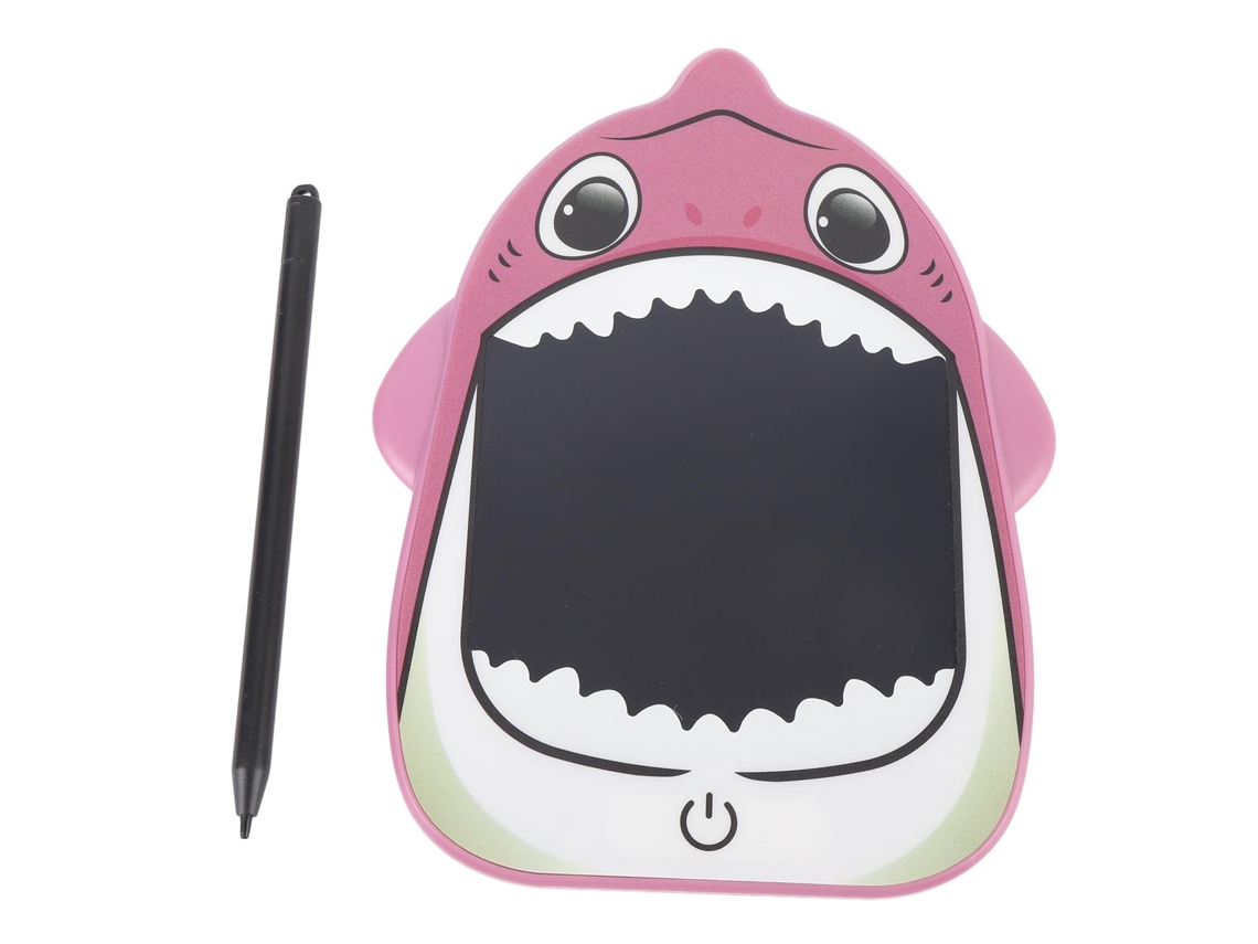 Tablet De Escrita Lcd Mini (apagável E Reutilizável) Tábua De Desenho Eletrônica Tubarão Pequeno Colorido Para Grafite