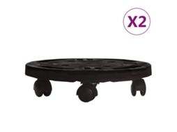 Plant Trolley, Plant Trolleys Vidaxl Preto Polipropileno (n/a)